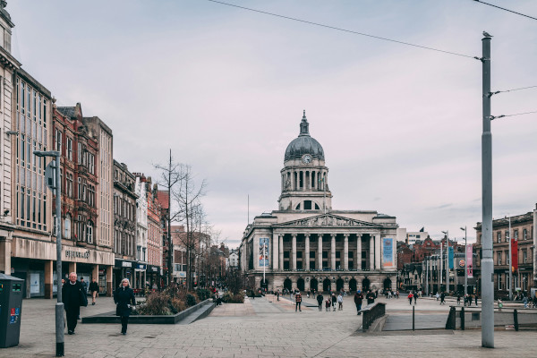 iconic view of nottingham